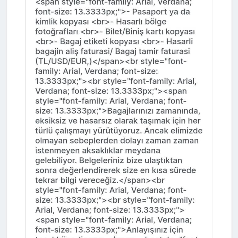 AJet (Anadolu Jet) A. Jet Bagajlarınıza İtina İle Zarar Vermekte
