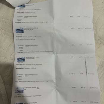Vivense 3 Ayda Teslim Olmayan Koltuğum