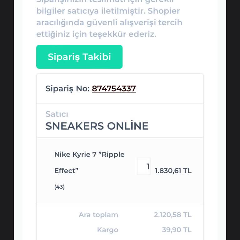 Shopier Üyelik Olmadan İade