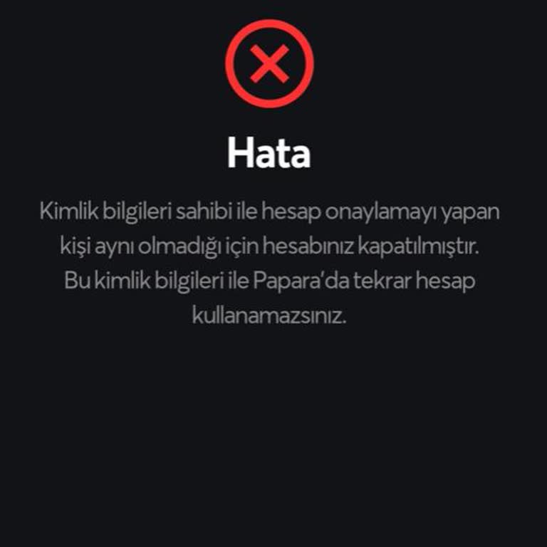 Papara Hesap Kapanma Sorunu