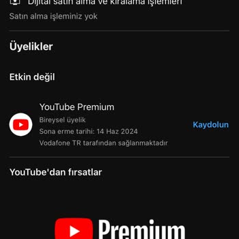 Vodafone'un YouTube Premium Kampanyası Hüsranı