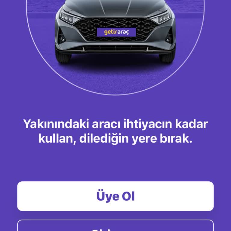GetirAraç Üyelik Durumumun Gözden Geçirilmesi Talebi