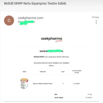 Kiperin Collagen Peptides Yan Etkisi