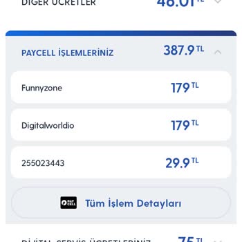Turkcell/Paycell Funnyzone, Digitalworldio Çektiği Abonelikler