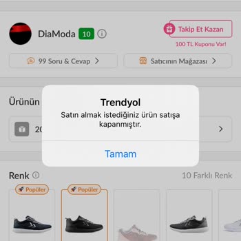 Trendyol Stokta Görünen Ürün Fiyatıyla Verilmiyor, Canlı Destek Yetersiz