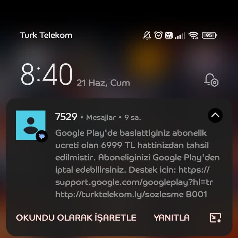 Türk Telekom Abonelik Habersiz Bilgim Dışında