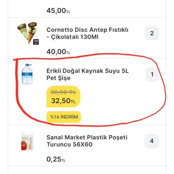 Migros Eksik Ürün Gönderildi