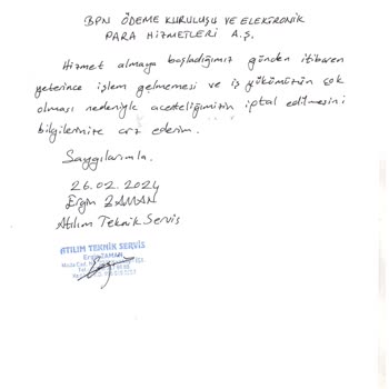 Western Union Ücret İadesi Halen Yapmadı