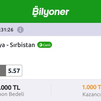Bilyoner Tutan Kupon Verilmeyen İkramiye