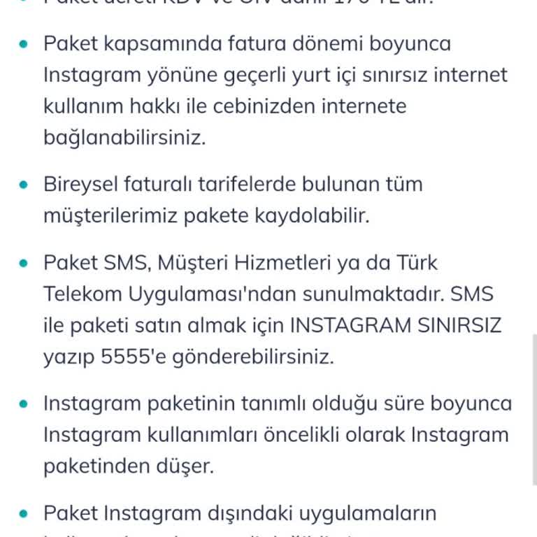 Türk Telekom Paket İçeriğiyle İlgili Eksik Hatalı Bilgilendirme