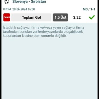 Nesine Tutan İddianın Parasına Kondu