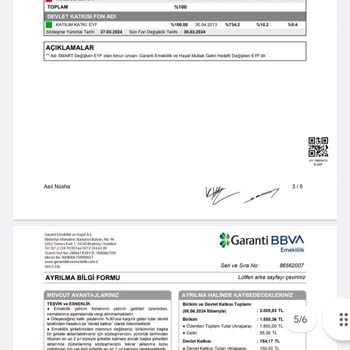 Garanti Bankası Bireysel Emeklilik Sistemi Şikayeti