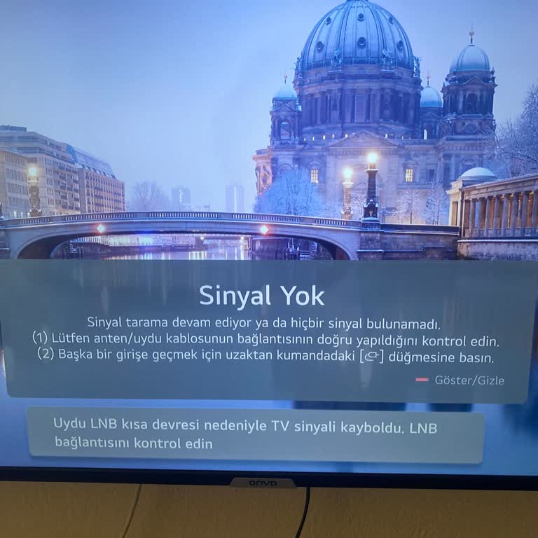 Onvo Televizyonumda Üç Ayda LNB Kısa Devre Hatası