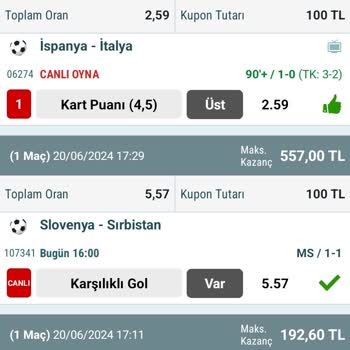 Nesine Kazanılmış Bahsin Ödemesi Yapılmadı, Kupon Tutarı İade Edildi