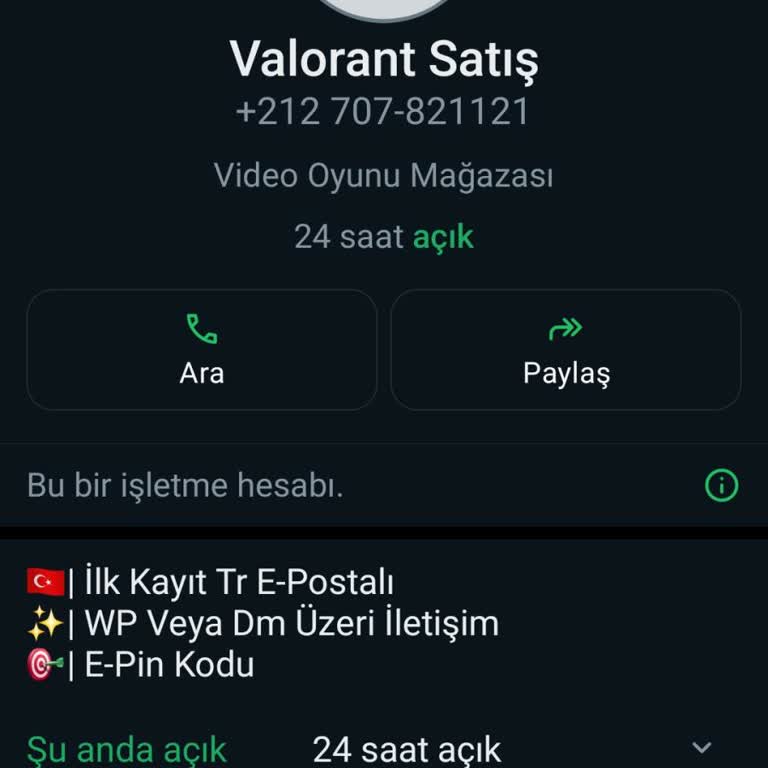Saskin.tr (Instagram) Saskin.tr Valorant Hesap Ek Ücret Talebi