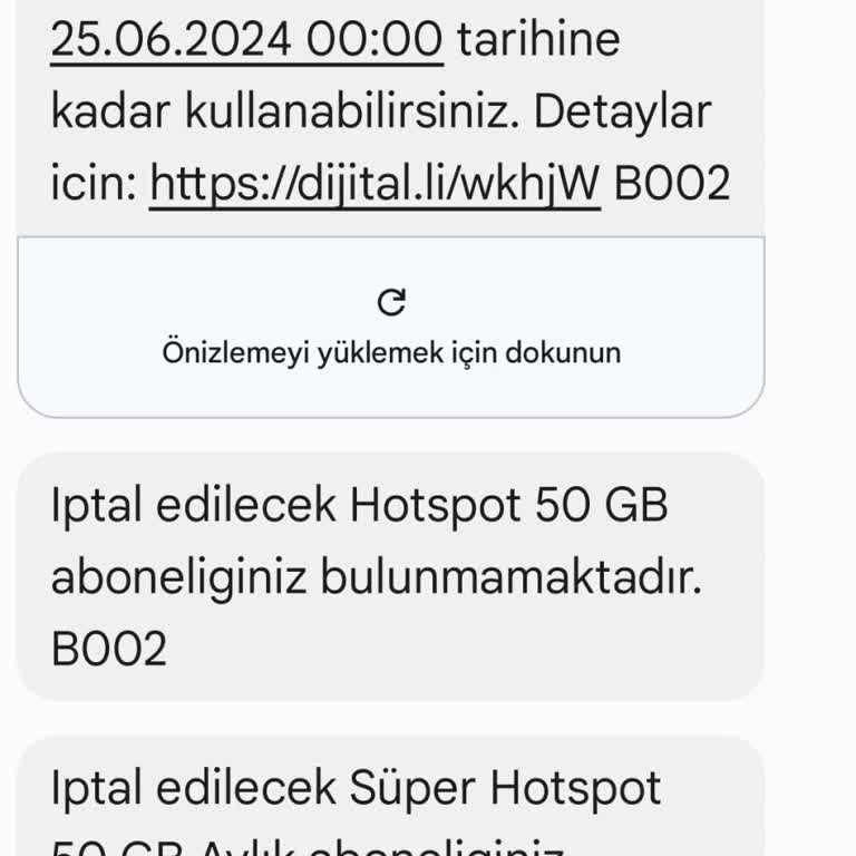 Turkcell Hotspot İptali Yapılamıyor
