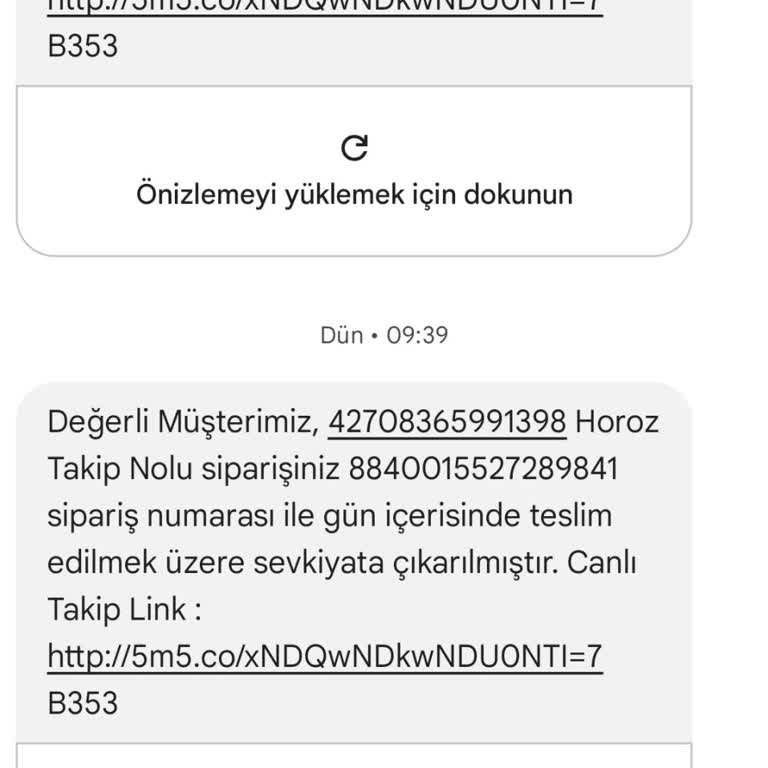 Horoz Lojistik'ten Tutarsız Bilgi Verilmesi