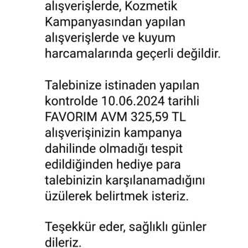 Nays Kampanya Şartlarına Uymasına Rağmen %5 Ücret İadesi Yapmıyor