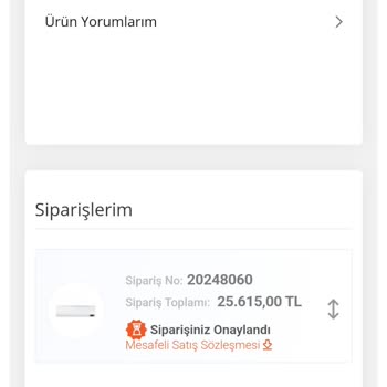 Bir Numara Sitesinden Klima Aldım Ürünü Yollamadılar Ücret İadesi.