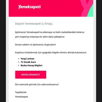 Partner. Yemeksepeti Yemeksepeti-işletme Destek