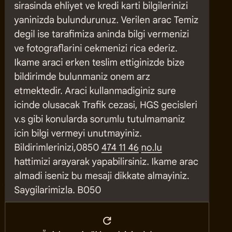 Aveon Sigorta İkame Araç Vermiyor.