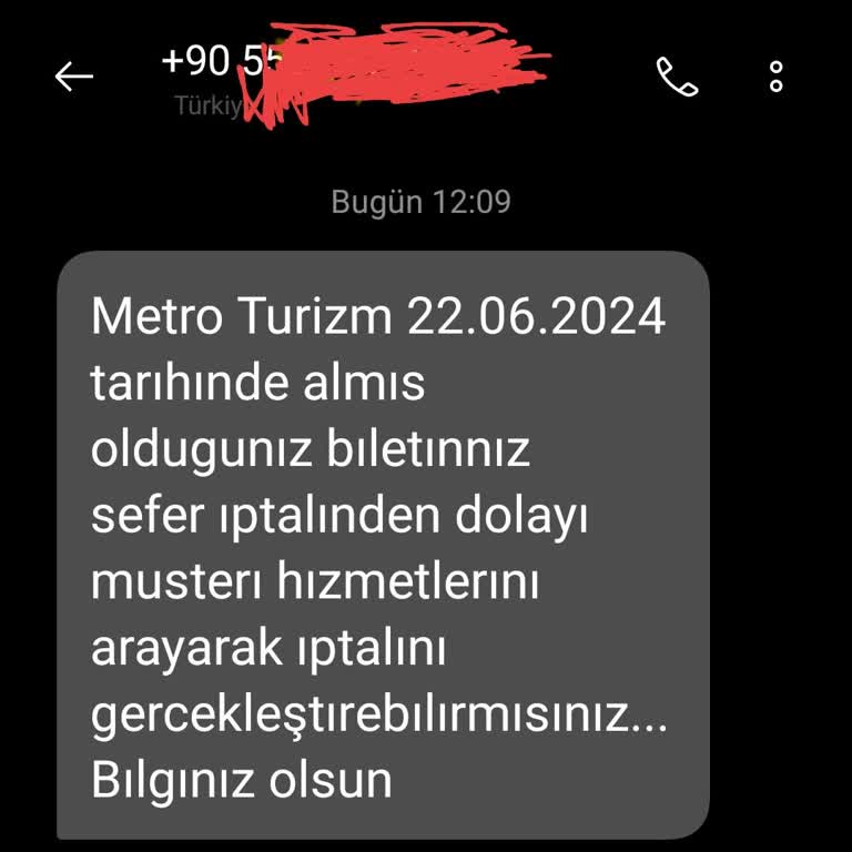 Metro Turizm'in Bayram İçi Mükemmel Hizmet Anlayışı.