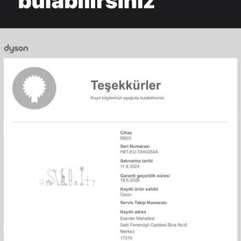 Dyson Robot Süpürge Gerçekleşmeyen Ücret İadesi