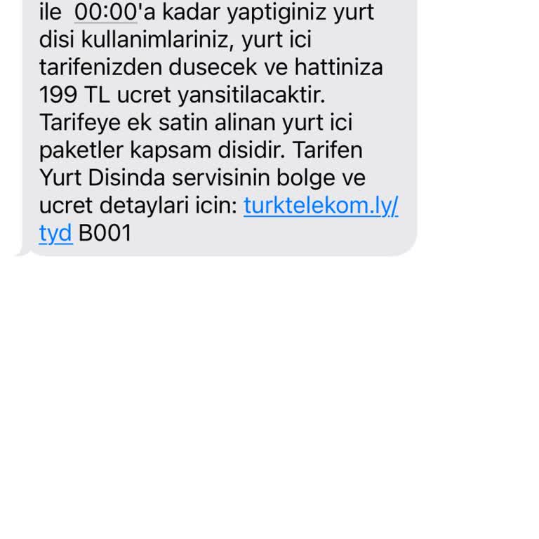 Türk Telekom Hattıma Haksız Yurt Dışı Paketi Tanımlıyor