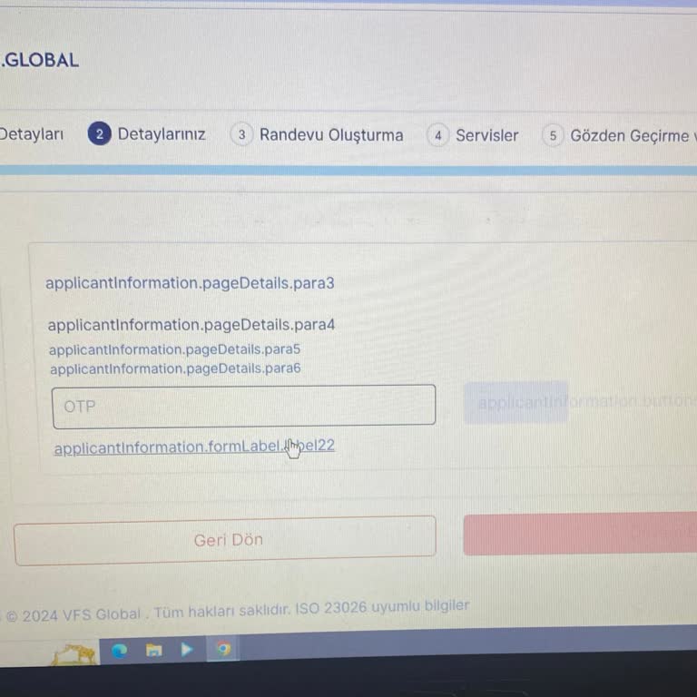 VFS Global Randevu Oluşturma Fransa