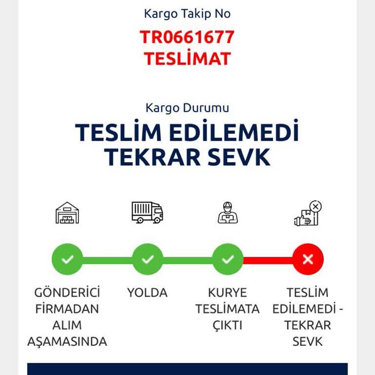 Ceva Kargo İletişim Ve Teslim Edilememe