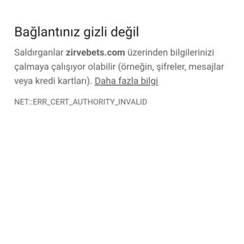 Zirvebet Giriş Engeli Siteye