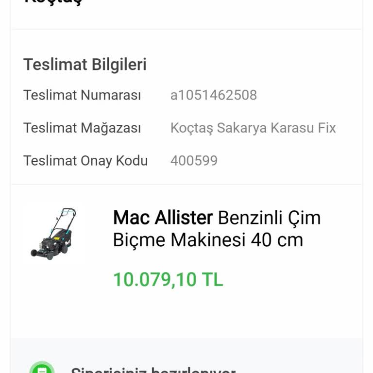 Koçtaş'tan Memnun Değilim