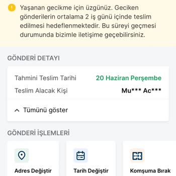 Trendyol Express Kargo Firması Ürünü Dağıtıma Çıkarmıyor