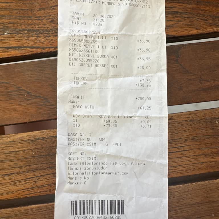 Alternatif Market Market Alışverişinde Para Üstü Sorunu