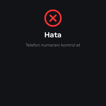 Papara Telefon Numarası Hatası