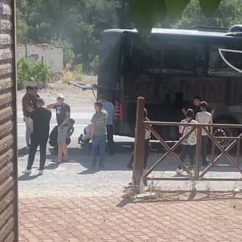 Kamil Koç Arızalı Araçla Yola Devam Etti