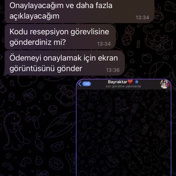 Telegram'dan Aldığım A&M Consulting. Co Firmasından Gelen Mesaj