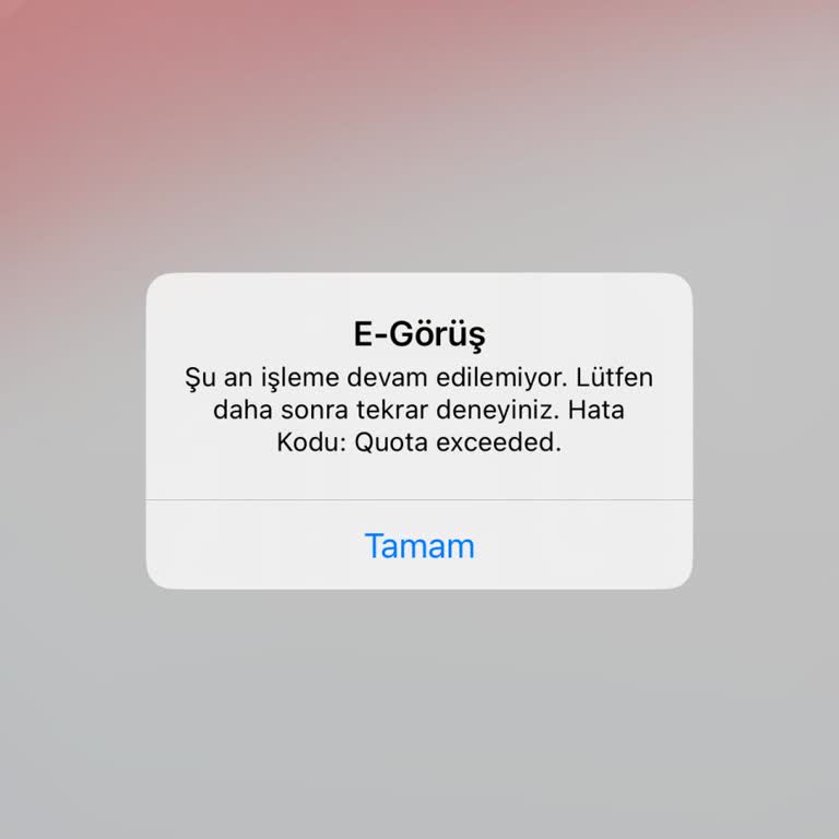 Adalet Bakanlığı E Görüş Hata Veriyor!