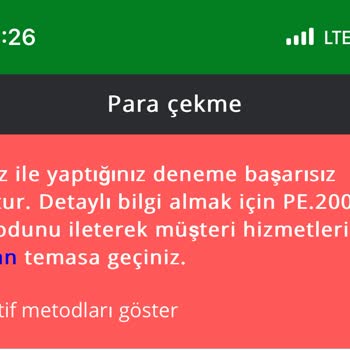 BETS10'dan Para Çekemiyorum!