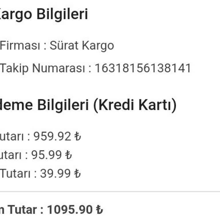 Sürat Kargo Kargo Kaybeden Siz Bekleyen Ben