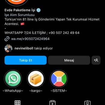 Evdekisturkiiyee (Instagram) Paketleme İşi Yalanı