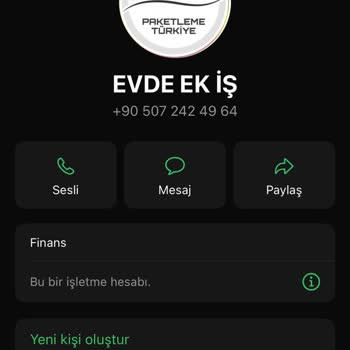 Evdekisturkiiyee (Instagram) Paketleme İşi Yalanı