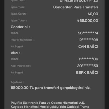 PayFix Ödeme Gelmedi Hakkında