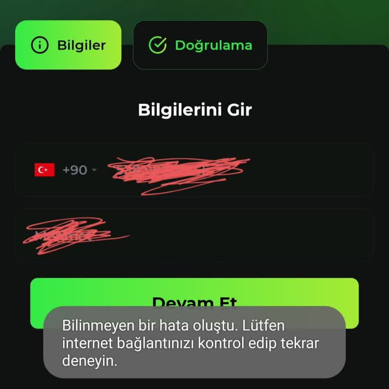 Ödeme Yapıldı, Hizmet Alınamadı: Whatpro'da Doğrulama Sorunu