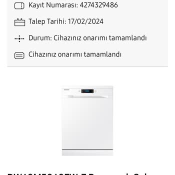 Samsung Bulaşık Makinesi 4C Hatası