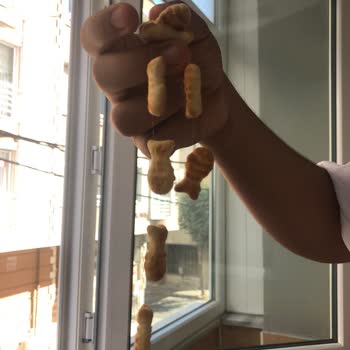 BİM Kırınkıl Balık Kraker İçinden Saç Çıkması