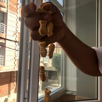 BİM Kırınkıl Balık Kraker İçinden Saç Çıkması