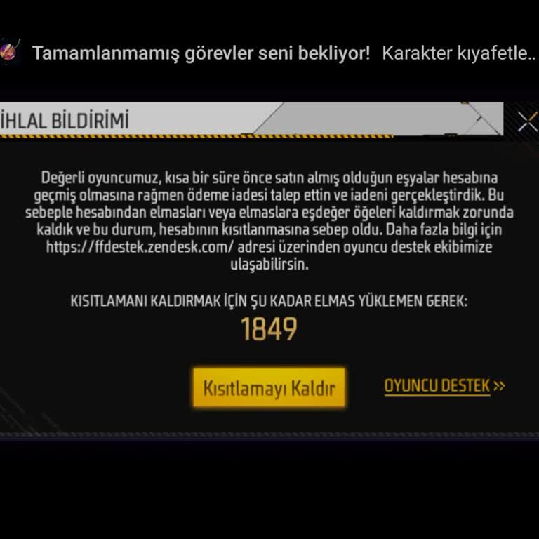 Garena Free Fire Ne Yapabilirim Bunun İçin