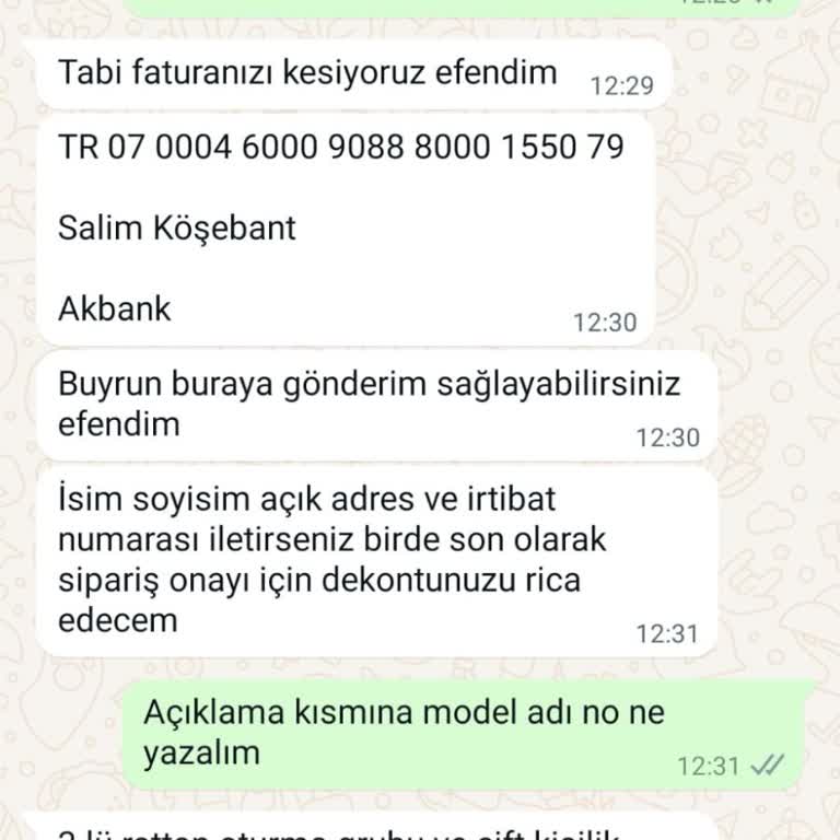Royal Garden Dizayn - Monde Garden Royal Garden Dizayn Parasını Ödediğimiz Bahçe Mobilyasını Göndermedi.