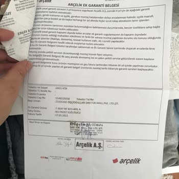 Arçelik Buzdolabı Buzluk Kısmında Meydana Gelen Şişlik Ve Soğutmama